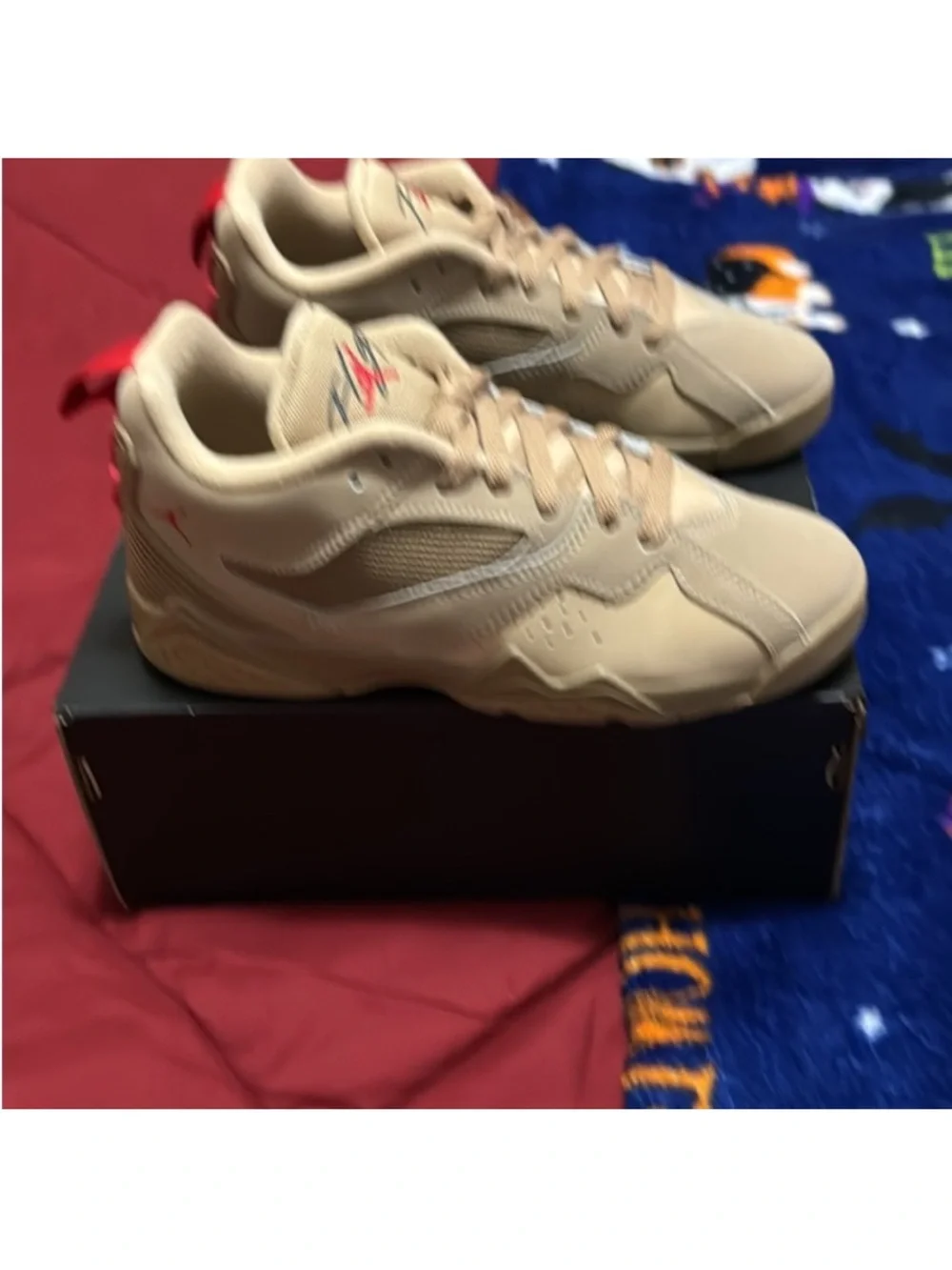 Jordan kidd MVP 92 Desert Como/Fire Beige Low-Top Sneakers
